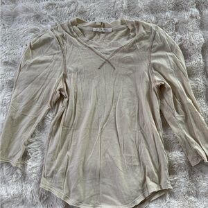 Free People We The Free cream long sleeve top